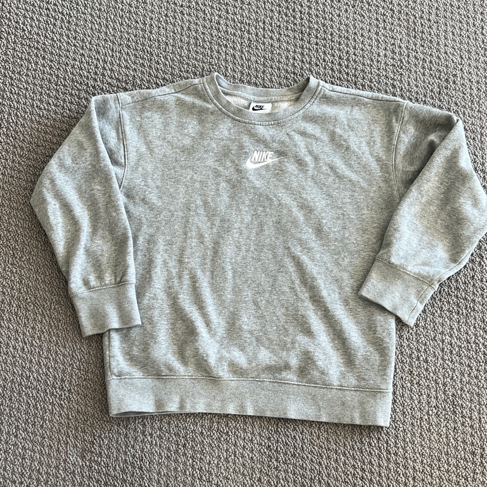 Nike Heather Gray Crewneck Sweatshirt